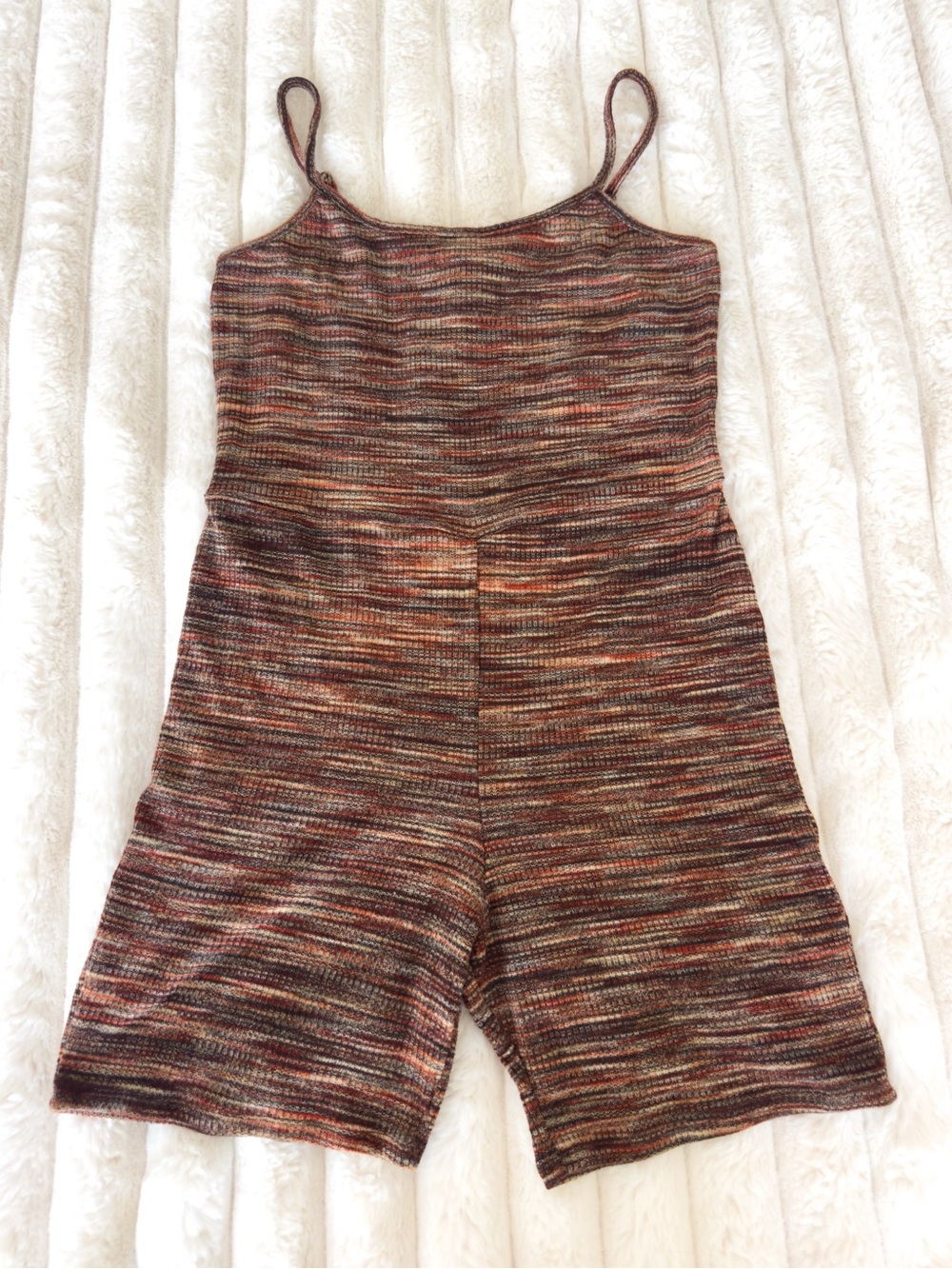 Wild Fable Striped Marled Knit Romper